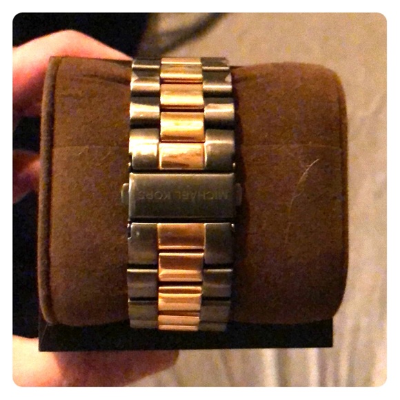 MK Runway Chronograph Two-tone Unisex Watch - Picture 2 of 2